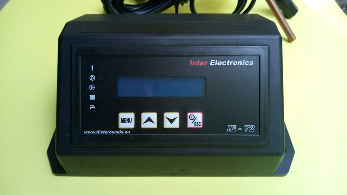 Автоматика для твердотопливных котлов Inter Electronics IE-72 PID v2 T2 два насоса (1.1.6)