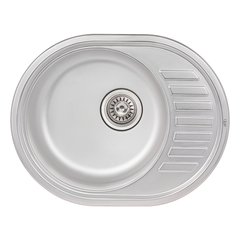 Кухонна мийка Qtap 5745 0,8 мм Satin (QT5745SAT08)