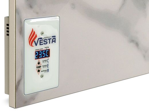 Керамическая панель Vesta Energy PRO 700 (белый мрамор)