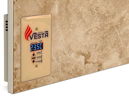 Керамическая панель Vesta Energy PRO 1000 (бежевый мрамор)