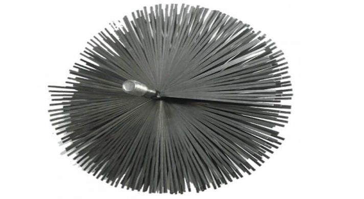 Щітка металева для чищення димоходу 125 мм (плоска, люкс)