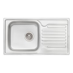 Кухонная мойка Qtap 7843 0,8 мм Micro Decor (QT7843MICDEC08)