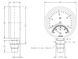Радіальний термоманометр Cewal TRR 80 VI (0-6Bar 0-120°C) 2