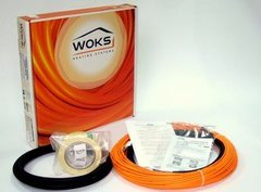 Тонкий нагрівальний кабель під плитку Woks-10, 100 Вт (11м)