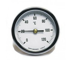 Термометр біметалічний аксіальний Arthermo AR-T/B 65 (?63 мм, 0-120 ° С)