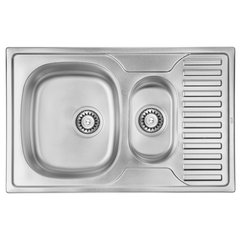 Кухонна мийка ULA 7301 Satin (ULA7301SAT08)