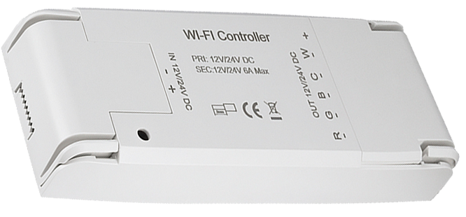 434421 Регулятор для LED стрічки RGBCW WiFi Controller