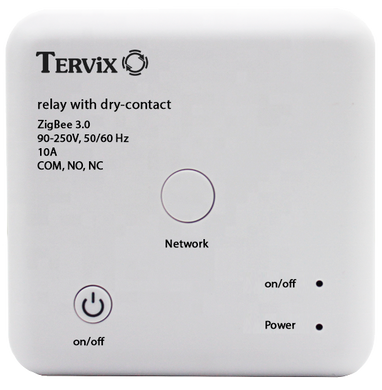 431181 Розумний перемикач Tervix Pro Line ZigBee Dry Contact On/Off (реле з "сухим" контактом)