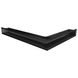 Вентиляционная решетка для камина угловая левая SAVEN Loft Angle 90х600х800 черная