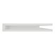 Вентиляционная решетка для камина угловая правая SAVEN Loft Angle 60х600х400 белая