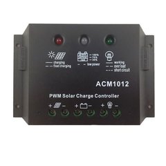 Контролер заряду Altek АCM1012, 10A, 12V/24V USB