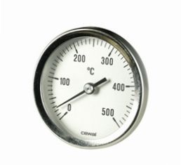 Термометр биметаллический аксиальный Cewal PSZ 40 ST (?40mm 0-500°C L-34)