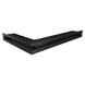 Вентиляционная решетка для камина угловая правая SAVEN Loft Angle 60х600х400 черная