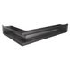 Вентиляционная решетка для камина угловая правая SAVEN Loft Angle 90х600х400 графитовая