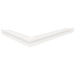 Вентиляційна решітка для каміна кутова права SAVEN Loft Angle 60х800х600 біла
