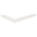 Вентиляционная решетка для камина угловая правая SAVEN Loft Angle 60х800х600 белая