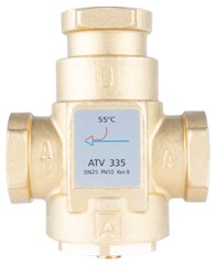 1633510 Термический клапан ATV 335, DN25, Rp 1", Kvs 9, номинальная температура 55 C
