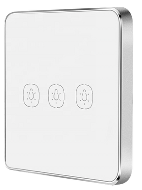 438131 Розумний сенсорний вимикач Tervix Pro Line ZigBee Touch Switch (3 клавіші), без нуля