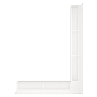 Вентиляційна решітка для каміна кутова права SAVEN Loft Angle 90х800х600 біла