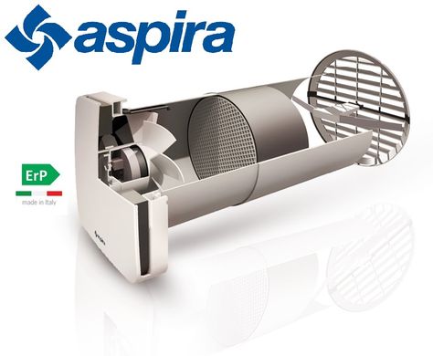 Бытовой рекуператор воздуха с бактериальной очисткой Aspira Ecocomfort 160 RF