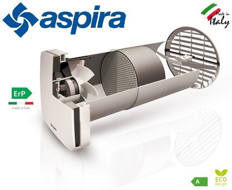Побутовий рекуператор повітря з бактеріальним очищенням Aspira Ecocomfort SAT 100 RF