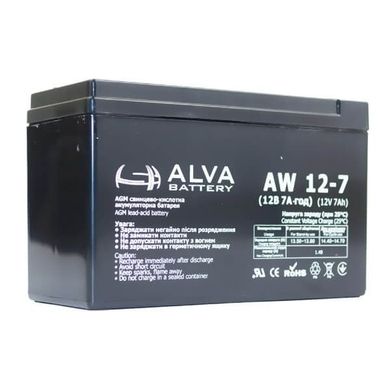 Аккумуляторная батарея ALVA battery AW12-7