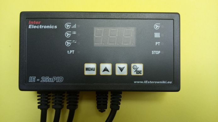 Автоматика для твердотопливных котлов Inter Electronics IE-25nPID v14