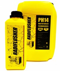 RADIFLUSHER pH14, 1 л - лужний очищувач системи охолодження, пічки, радіатора автомобіля