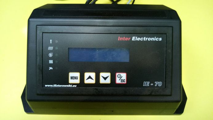 Автоматика для твердотопливных котлов Inter Electronics IE-70 v2 T2 два насоса (1.9.8a)