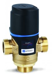 1236110 Термостатичний змішуючий клапан AFRISO ATM361 DN20 G1", 20-43°C, Kvs 1,6