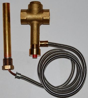 Захисний термостатичний клапан перегріву Regulus BVTS 14480 97°C, 1300 мм