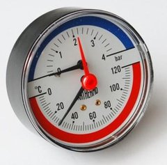 Термоманометр аксіальний Arthermo (TI003 80 0-4 Bar 0-120 ° C)